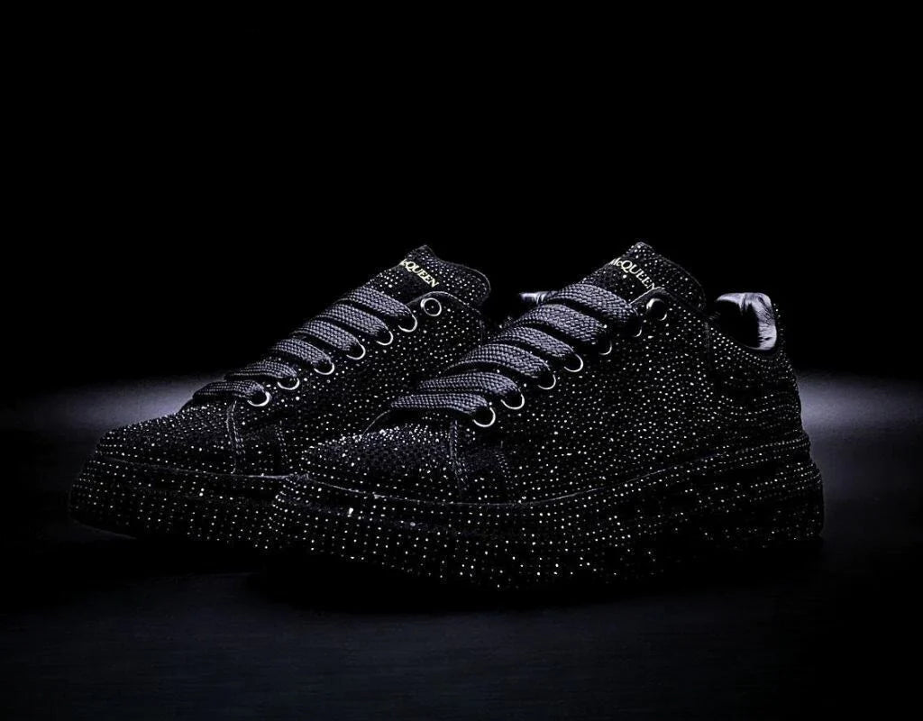 Alexander Mcqueen Negro Crystales Full