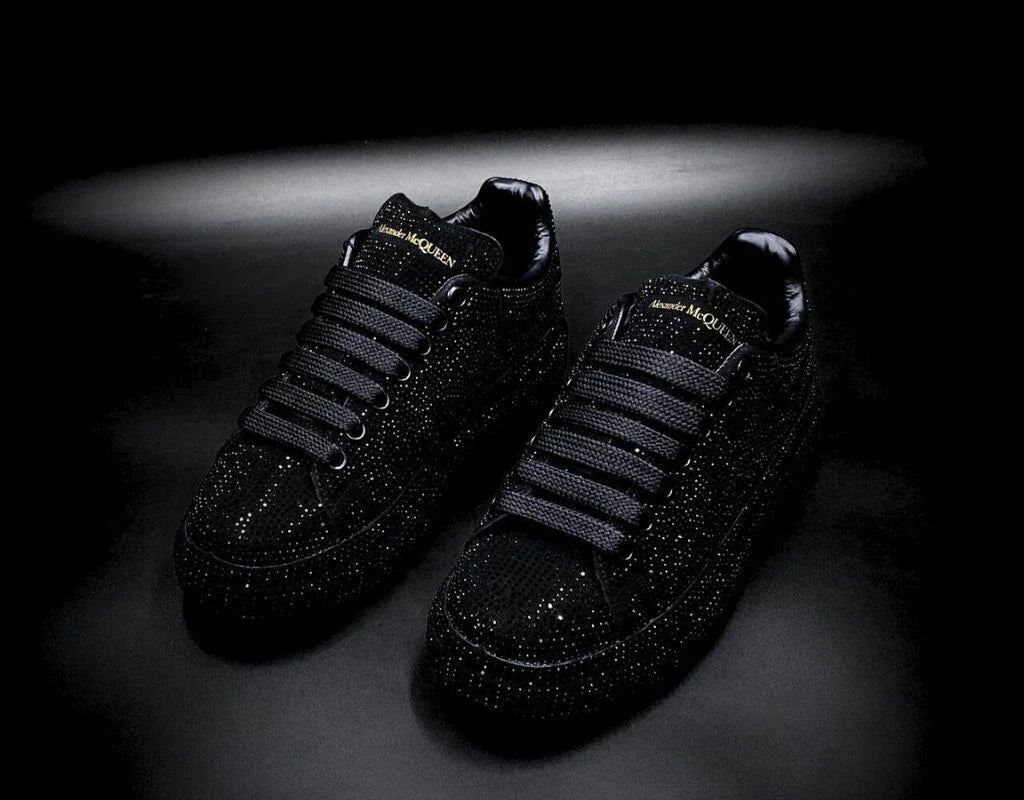 Alexander Mcqueen Negro Crystales Full