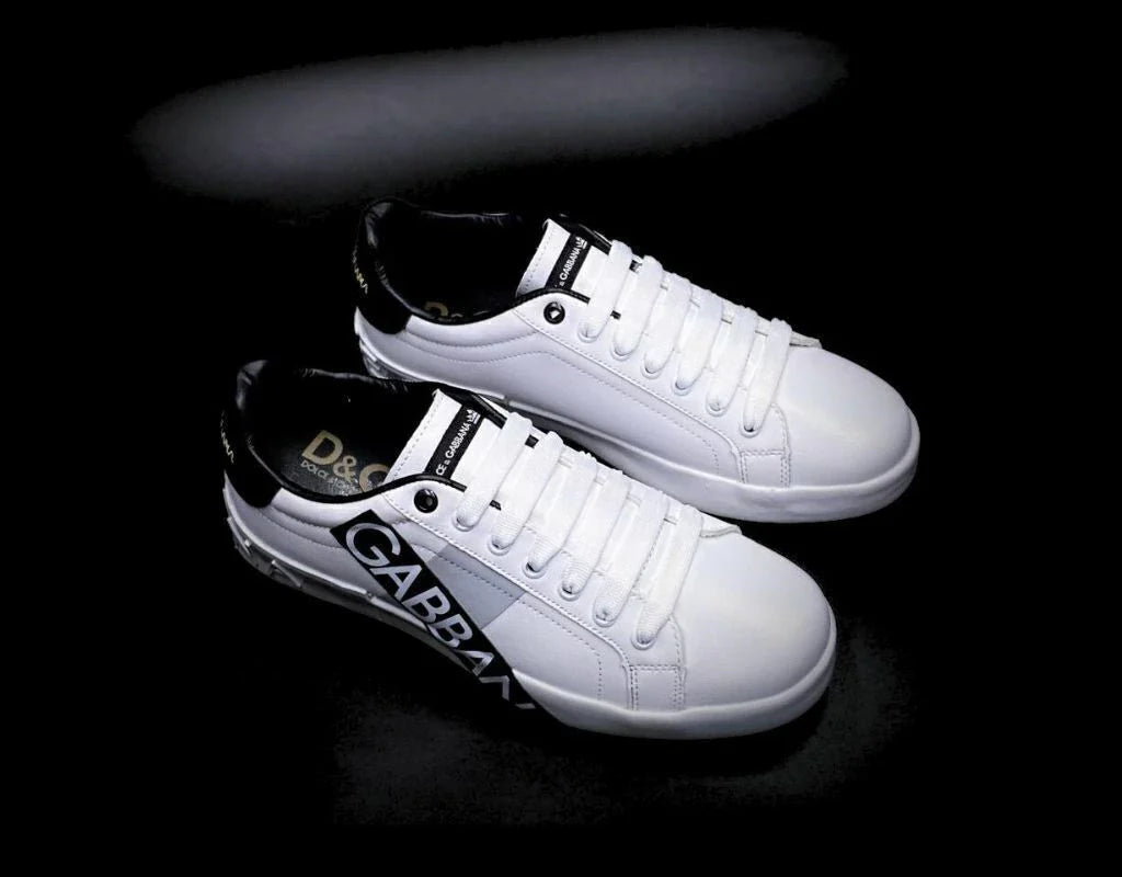 Tenis Portofino Blanco Unisex Negro
