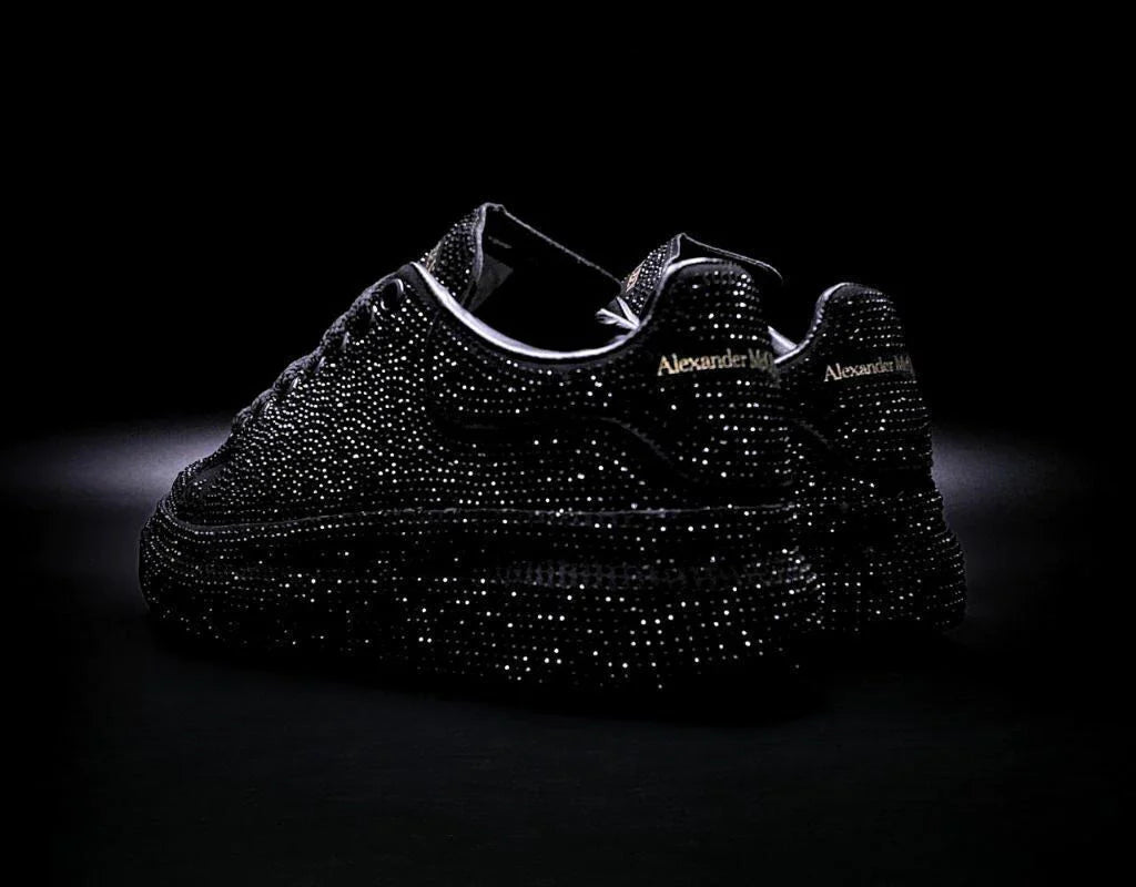 Alexander Mcqueen Negro Crystales Full