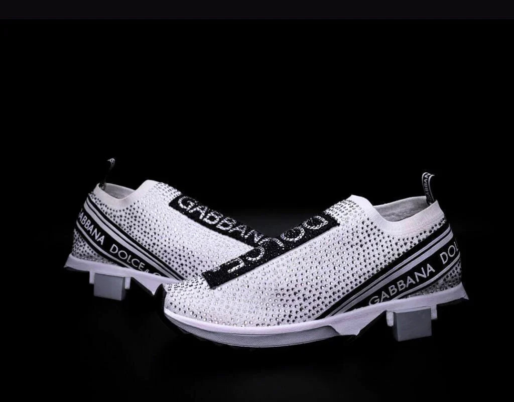 Dolce Gabbana Sorrento White Black Crystales