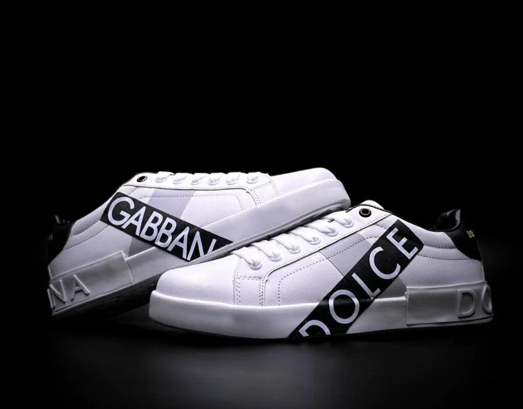 Tenis Portofino Blanco Unisex Negro