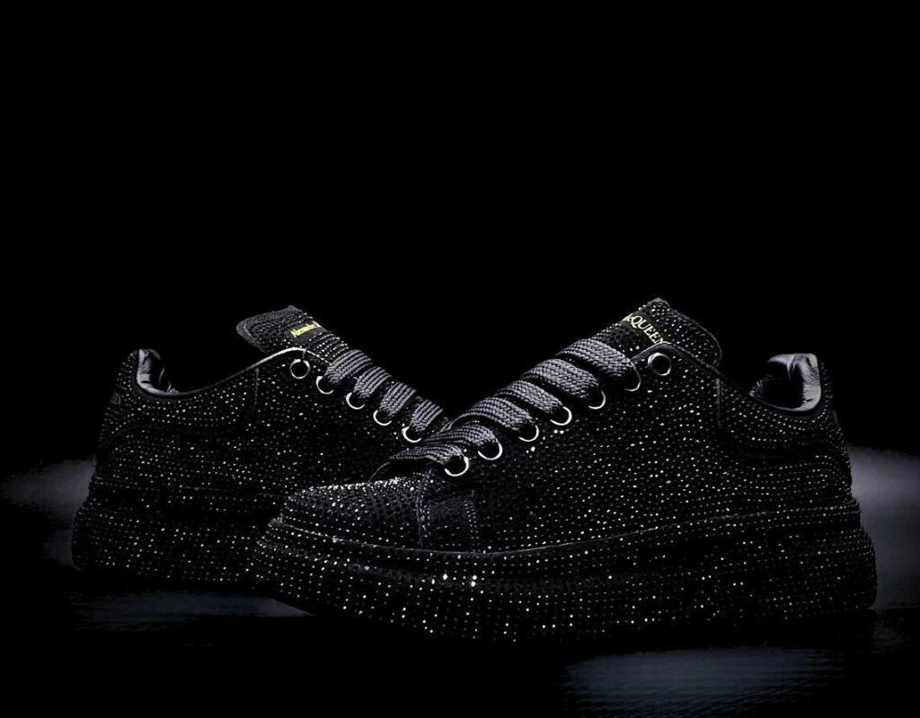 Alexander Mcqueen Negro Crystales Full