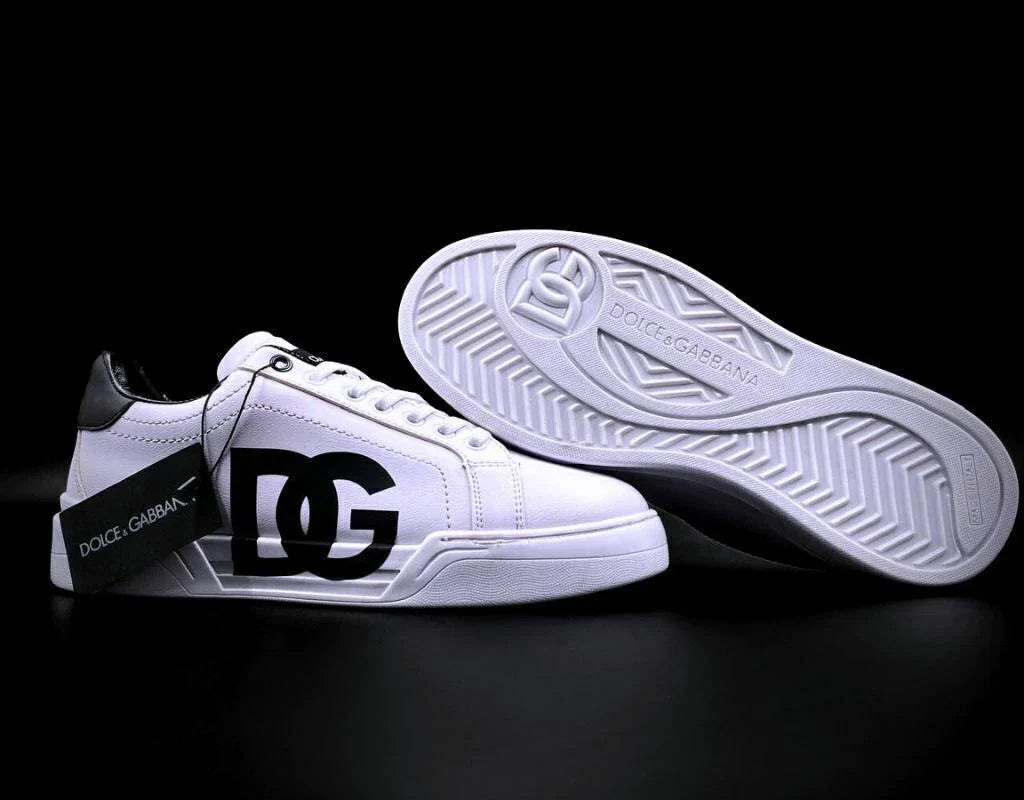 Dolce Gabanna White Black Logo Rotulado