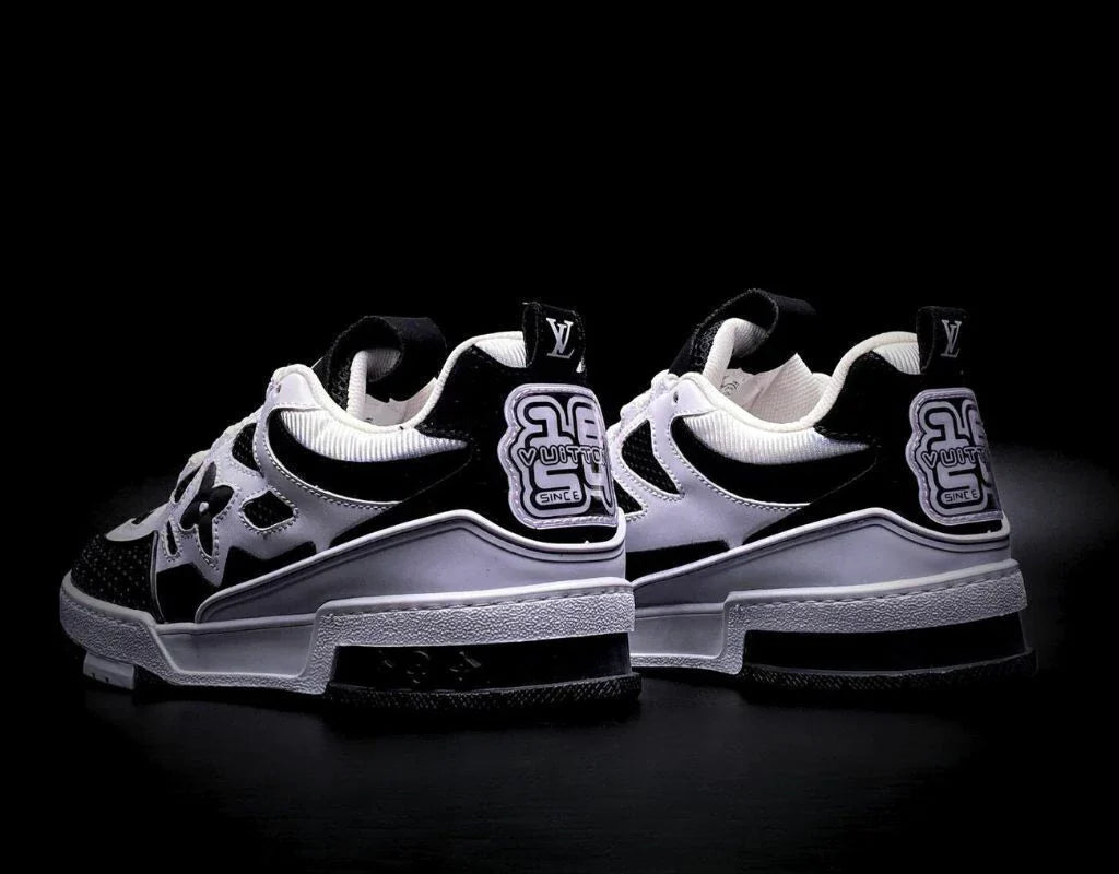 Louis Vuitton Black White Skate