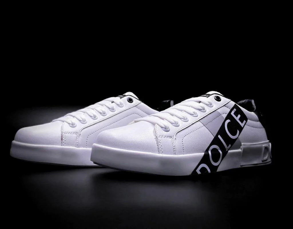 Tenis Portofino Blanco Unisex Negro