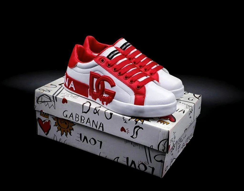 Dolce Gabbana Portofino White Red Logo