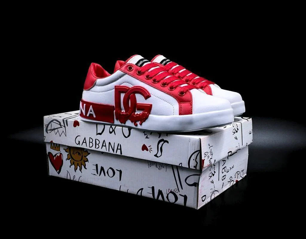 Dolce Gabbana Portofino White Red Logo