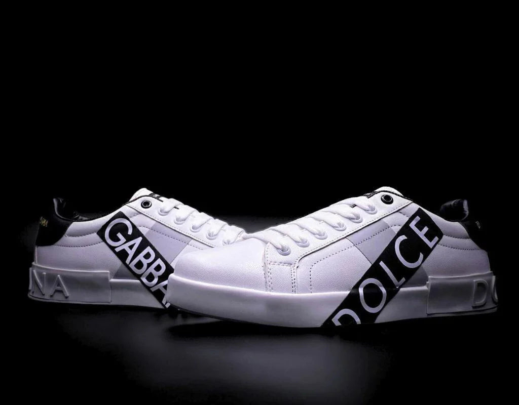 Tenis Portofino Blanco Unisex Negro