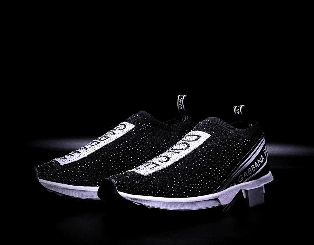 Dolce Gabbana Sorrento Black White Crystales