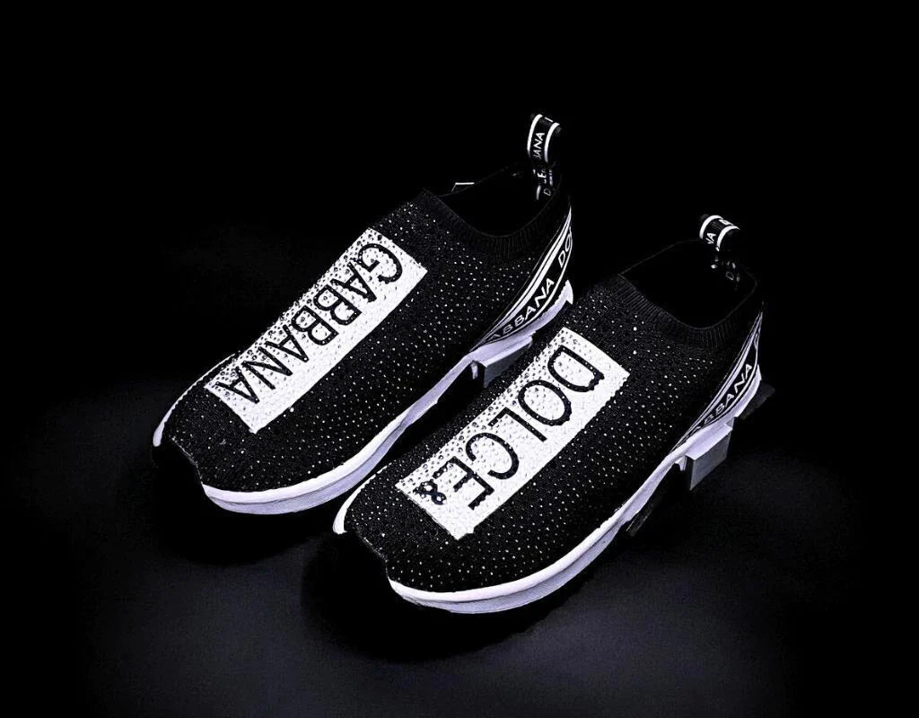 Dolce Gabbana Sorrento Black White Crystales