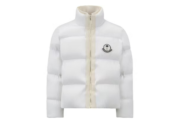 Chaqueta Moncler Maya 70 by Palm Angels Blanco Brillante