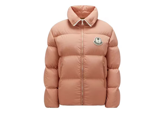 Moncler x Palm Angels Rodmar Plumífero Corto Rosa