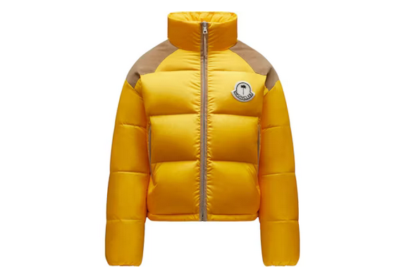 Moncler x Palm Angels Kelsey Chaqueta Corta de Plumón Verde Bosque