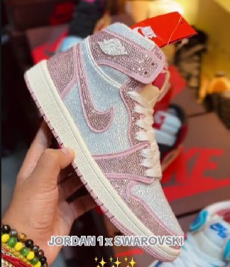 Air Jordan 1 con  cristales Swarovski