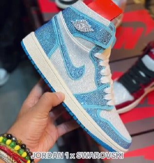 Air Jordan 1 con  cristales Swarovski