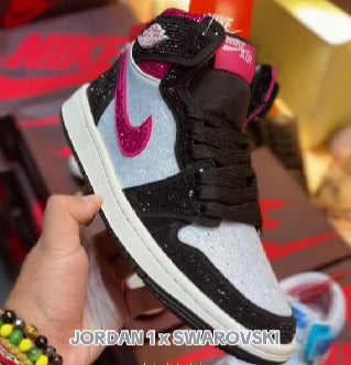 Air Jordan 1 con  cristales Swarovski