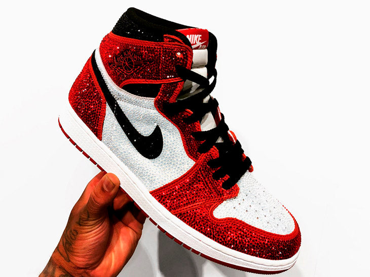 Air Jordan 1 con  cristales Swarovski