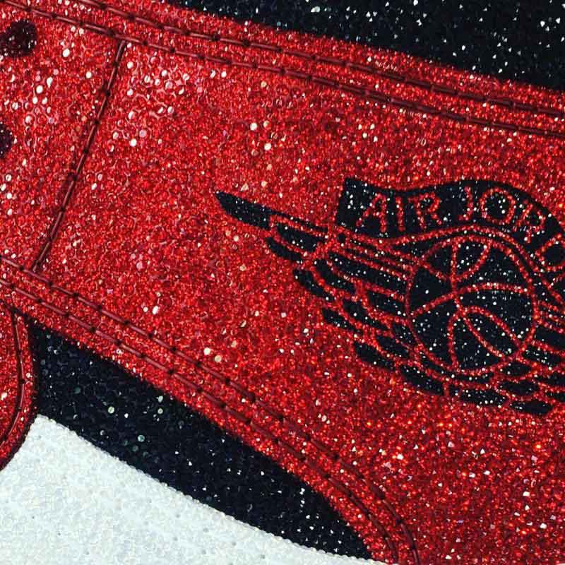 Air Jordan 1 con  cristales Swarovski