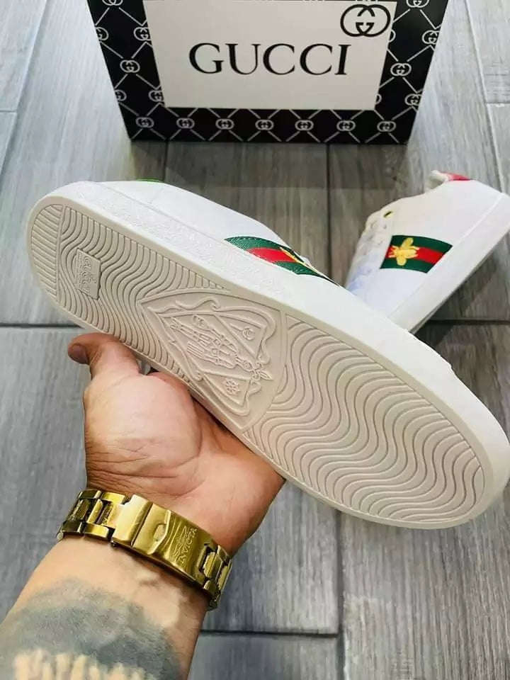 Gucci Ace Abeja Blanco Low Top