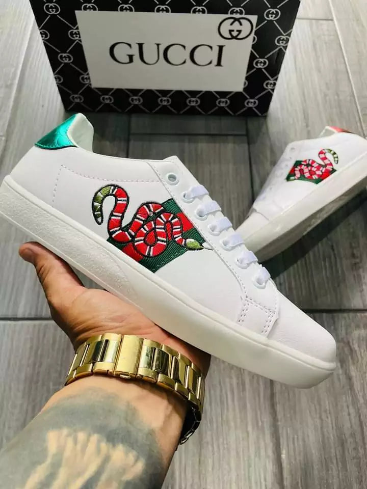 Gucci Ace Serpiente Blanco Low