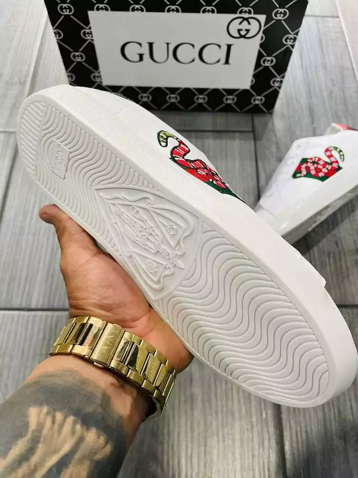 Gucci Ace Serpiente Blanco Low