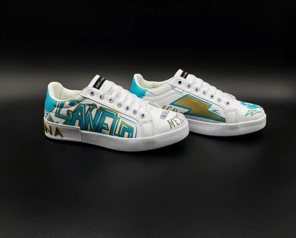 Dolce Gabbana Canelo Alvarez Portofino Turqueza White