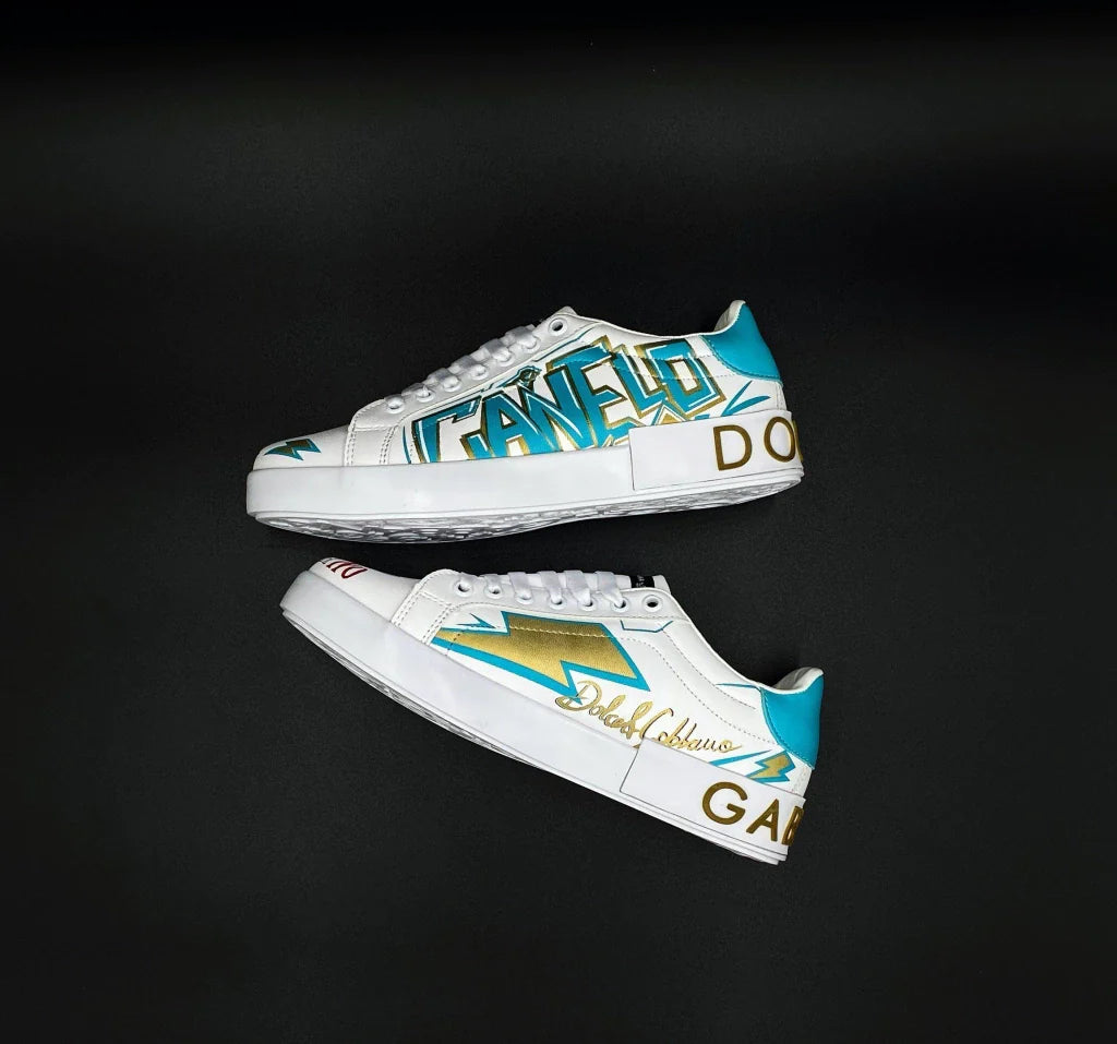 Dolce Gabbana Canelo Alvarez Portofino Turqueza White