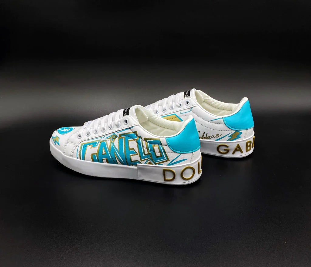 Dolce Gabbana Canelo Alvarez Portofino Turqueza White