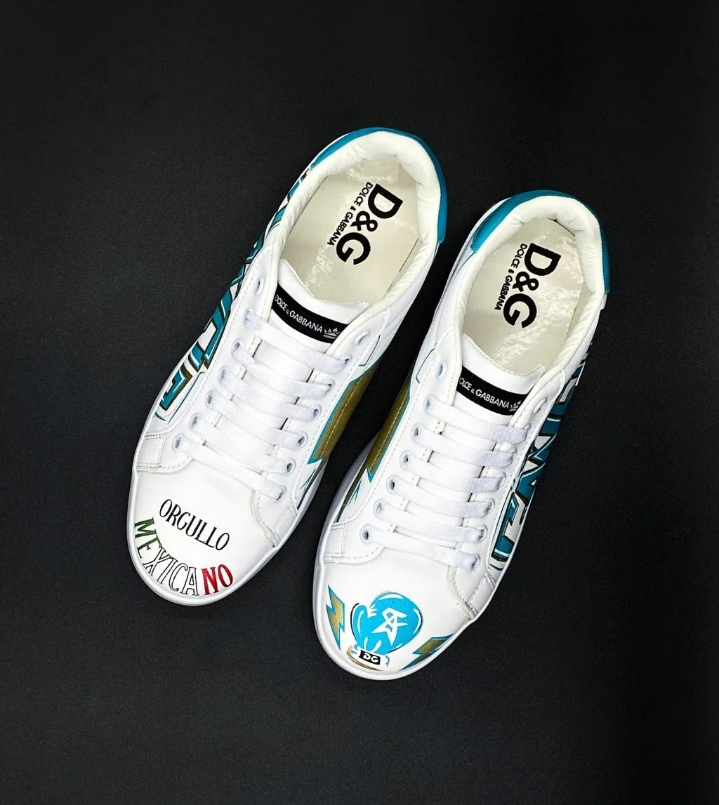 Dolce Gabbana Canelo Alvarez Portofino Turqueza White