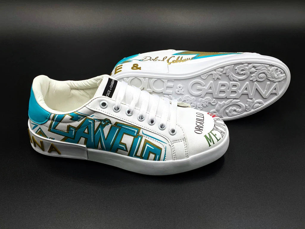 Dolce Gabbana Canelo Alvarez Portofino Turqueza White