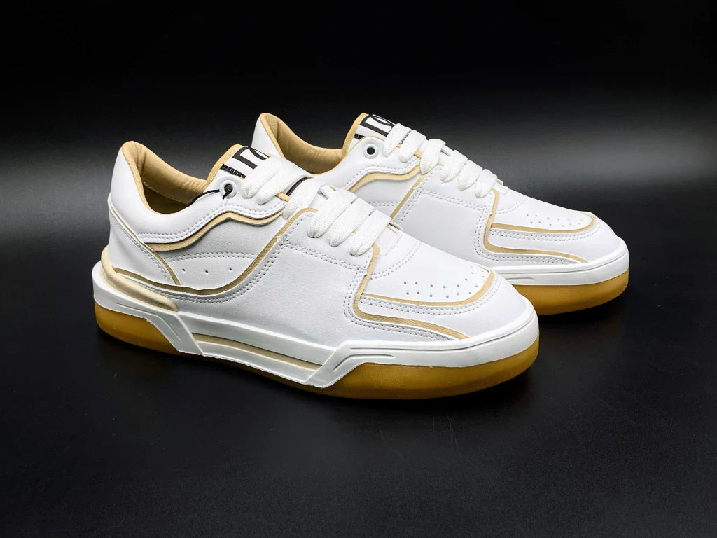 Tenis Dolce Gabbana Blanco Oro