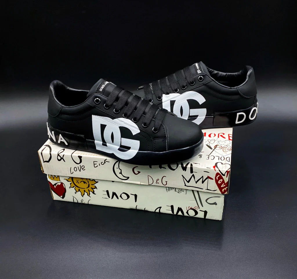 Dolce Gabbana Portofino Black Black Logo Printed