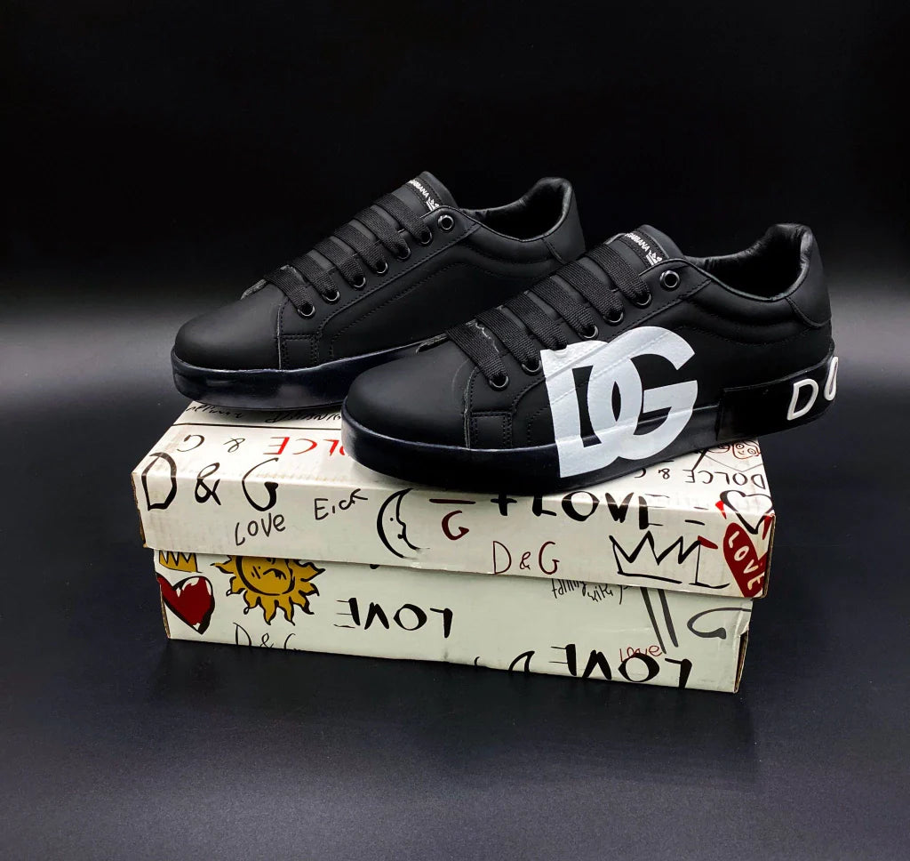 Dolce Gabbana Portofino Black Black Logo Printed