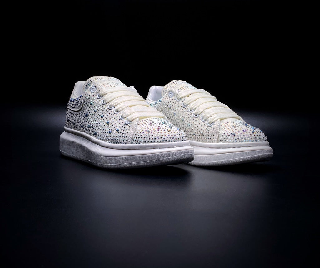 Alexander McQueen Blanco Crystales