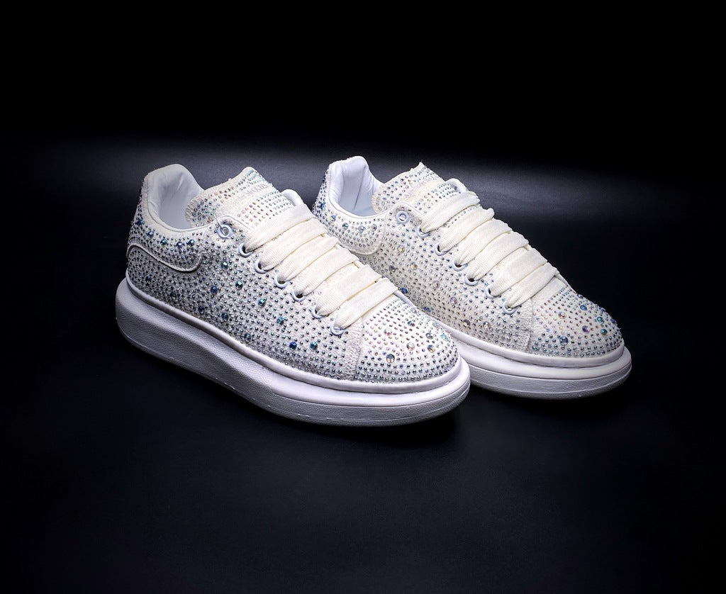 Alexander McQueen Blanco Crystales