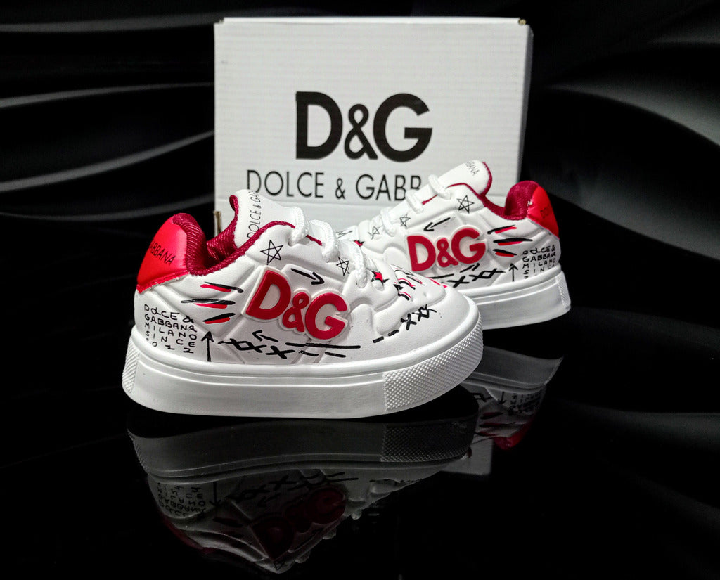 Tenis Dolce Gabbana Rojo Kids Bebe