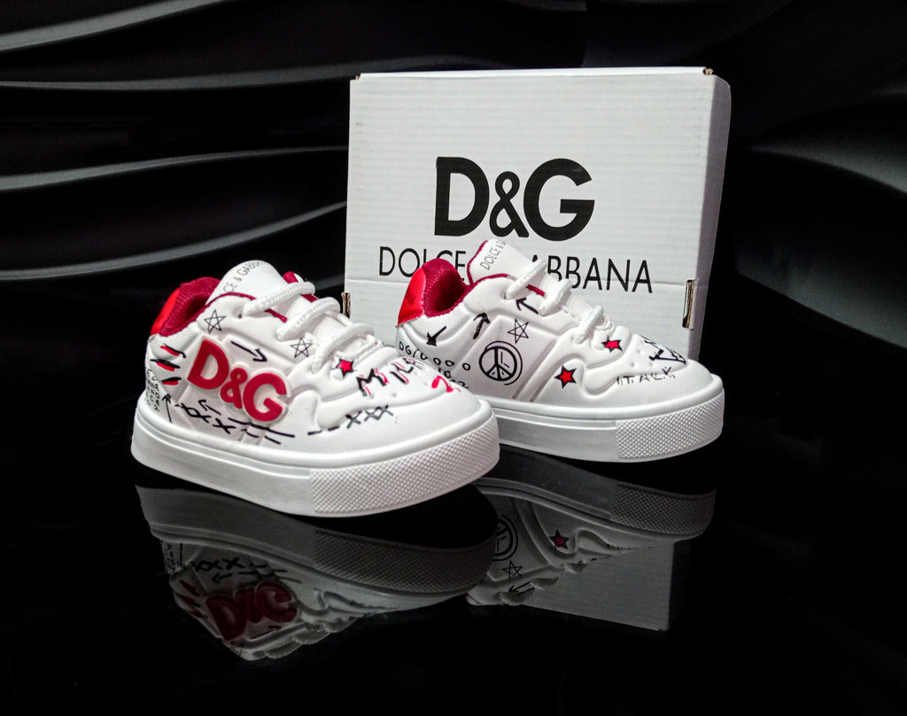Tenis Dolce Gabbana Rojo Kids Bebe