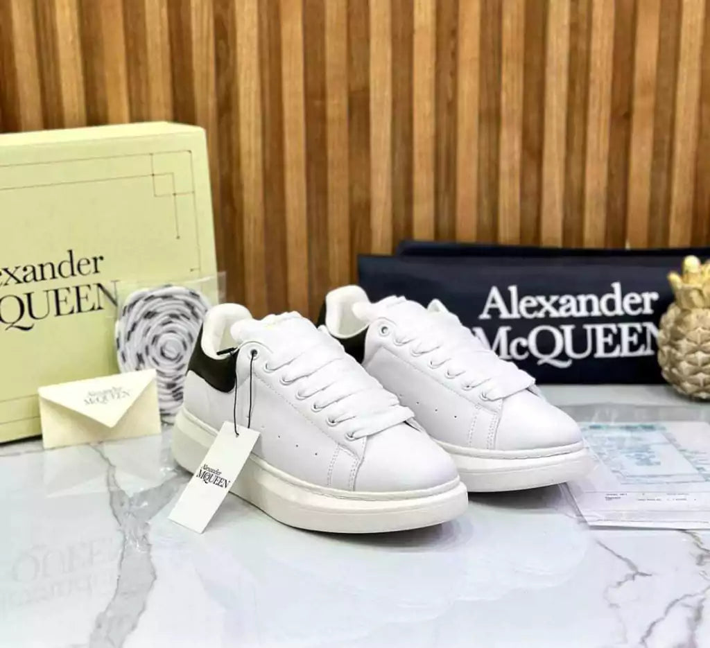 Tenis Alexander McQueen Blanco Negro