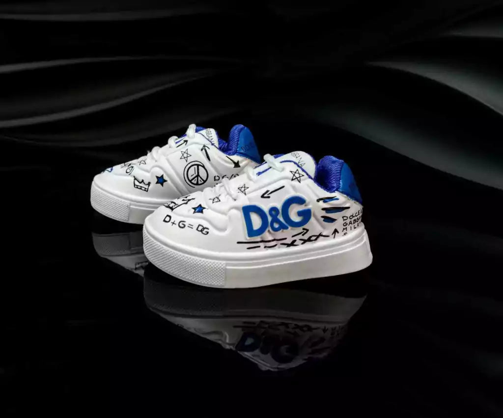 Tenis Dolce Gabbana Azul Kids Bebe