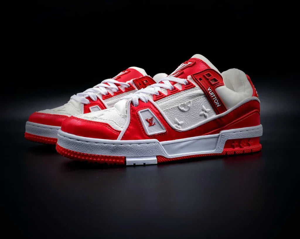 Louis Vuitton Trainer Red White