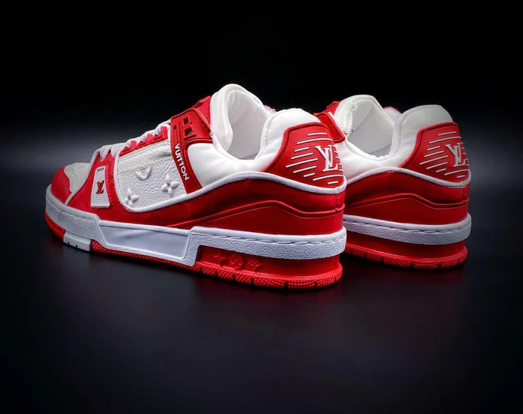 Louis Vuitton Trainer Red White