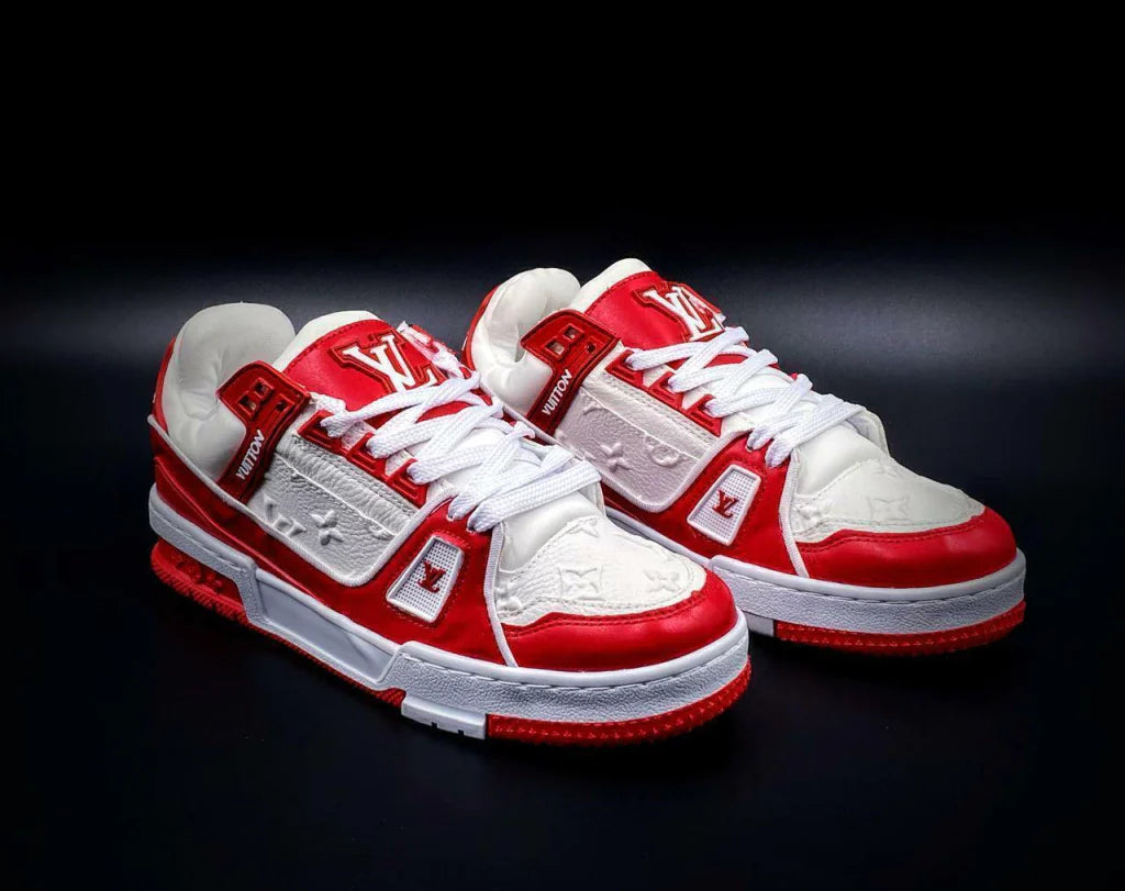 Louis Vuitton Trainer Red White