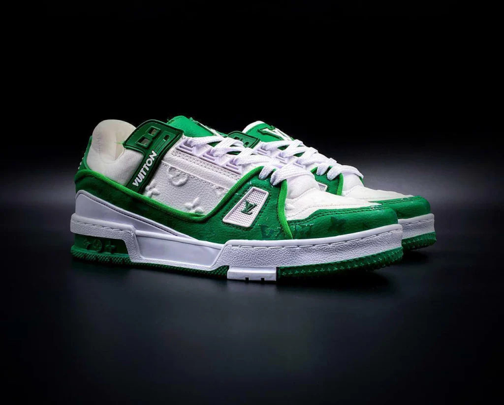 Louis Vuitton Trainer Green White