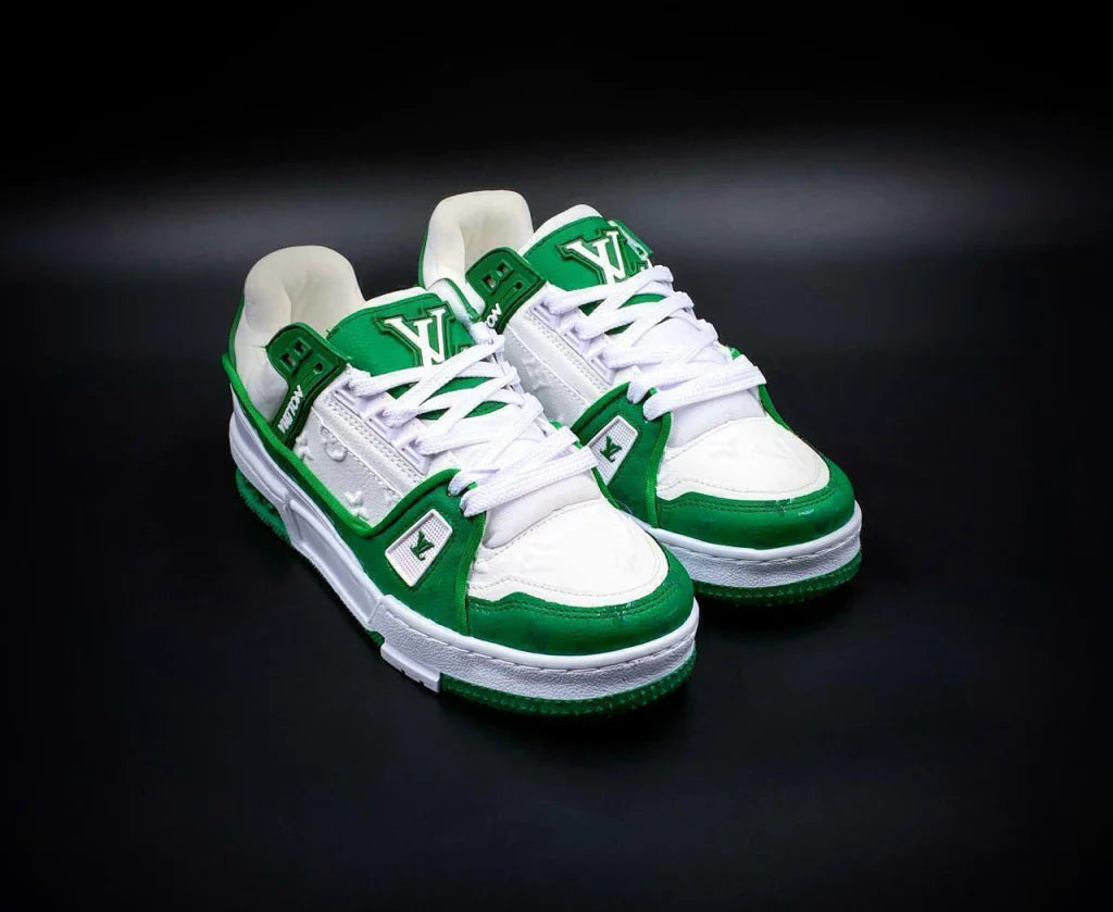 Louis Vuitton Trainer Green White