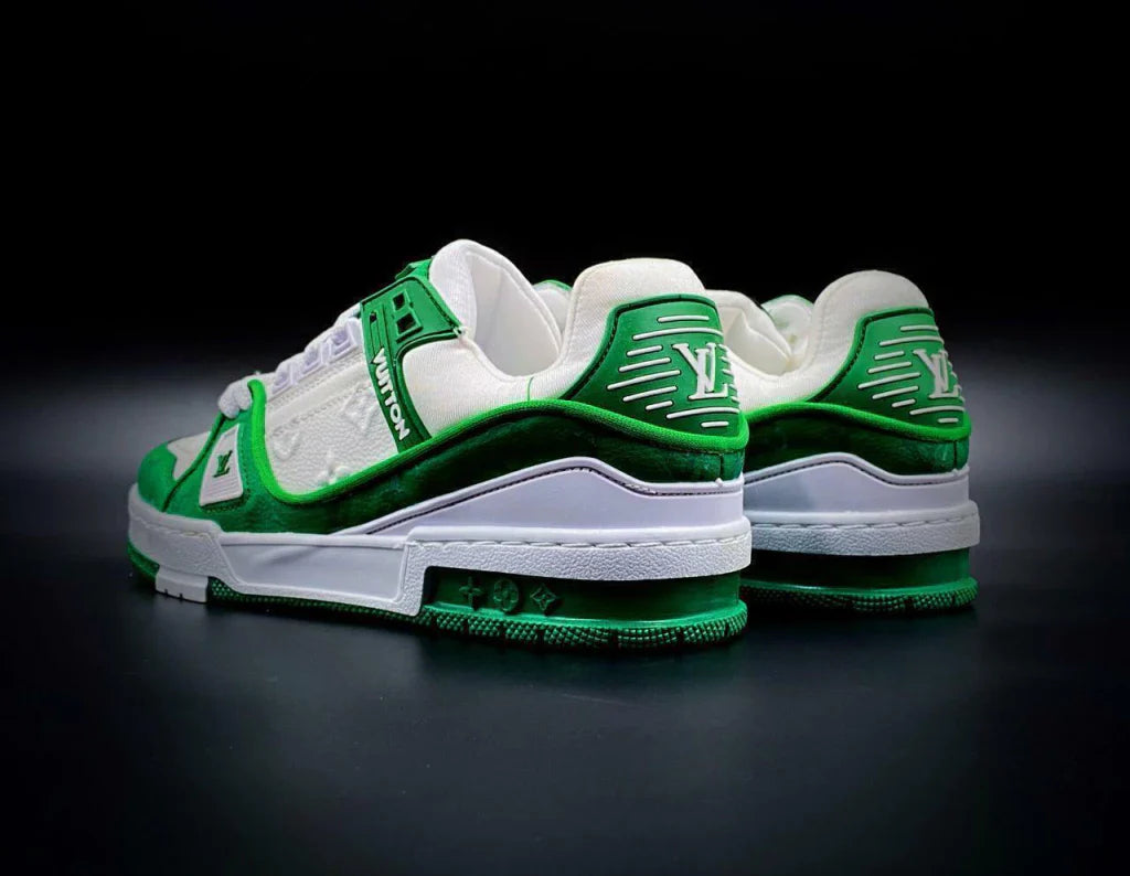 Louis Vuitton Trainer Green White