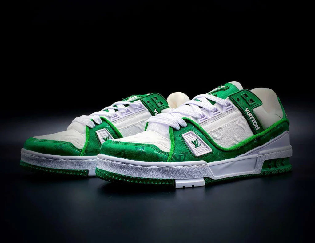 Louis Vuitton Trainer Green White