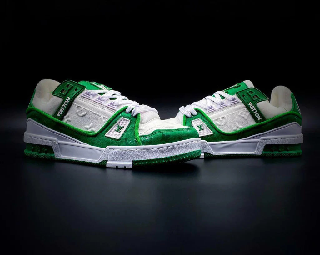 Louis Vuitton Trainer Green White