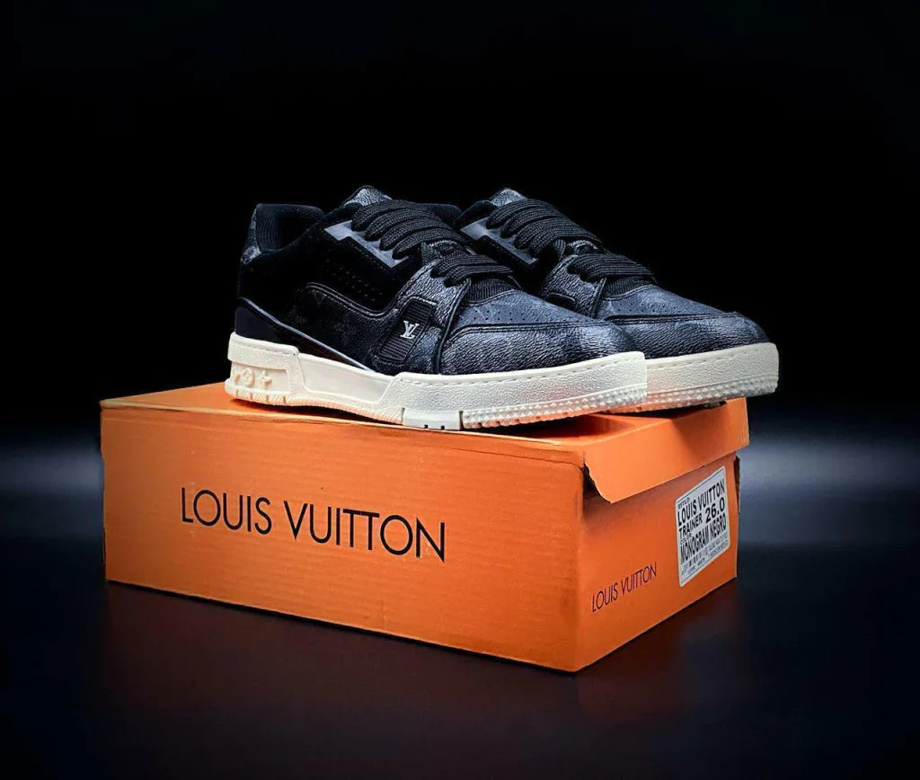 Louis Vuitton Trainer #54 Black Oxford